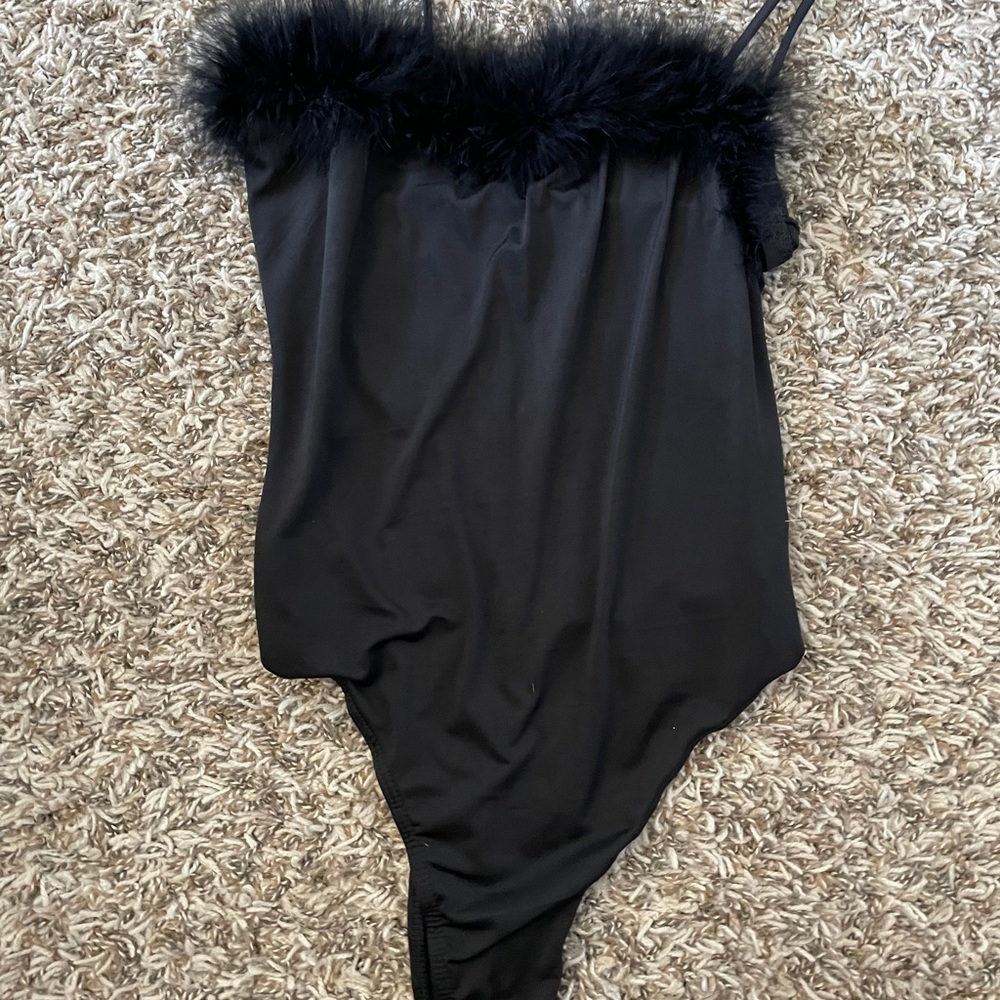 Fuzzy bodysuit